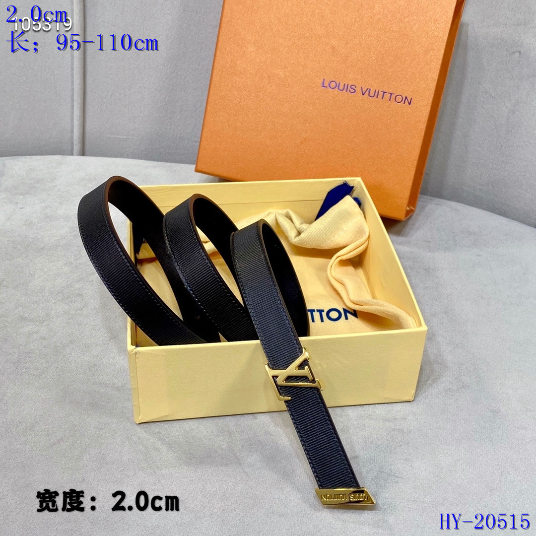 LV Belts 2.0 cm Width 012